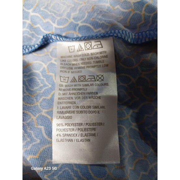 Susan Graver Blouse Lot Of 2 Blue Pink Size Medium - Picture 9 of 9